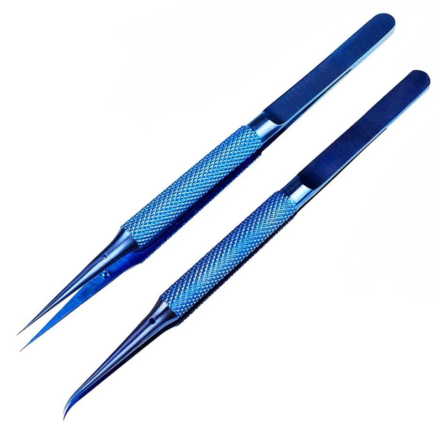 Precision Titanium Alloy Tweezers Professional Repair Fingerprint Fly Line Phone Motherboard Antimagnetic Electronics Forceps precision tweezers,tweezer tool,phone repair tweezers
