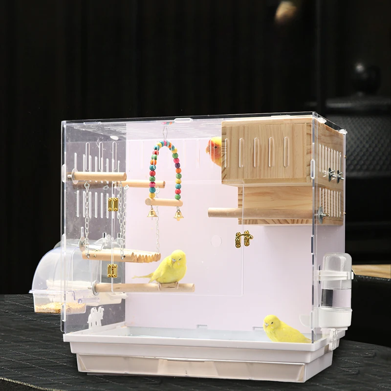 

Houses Carrier Birds Cage Chinchilla Canary Habitats Breeding Birds Cage Decoration Voliera Uccelli Birdcage Accessories