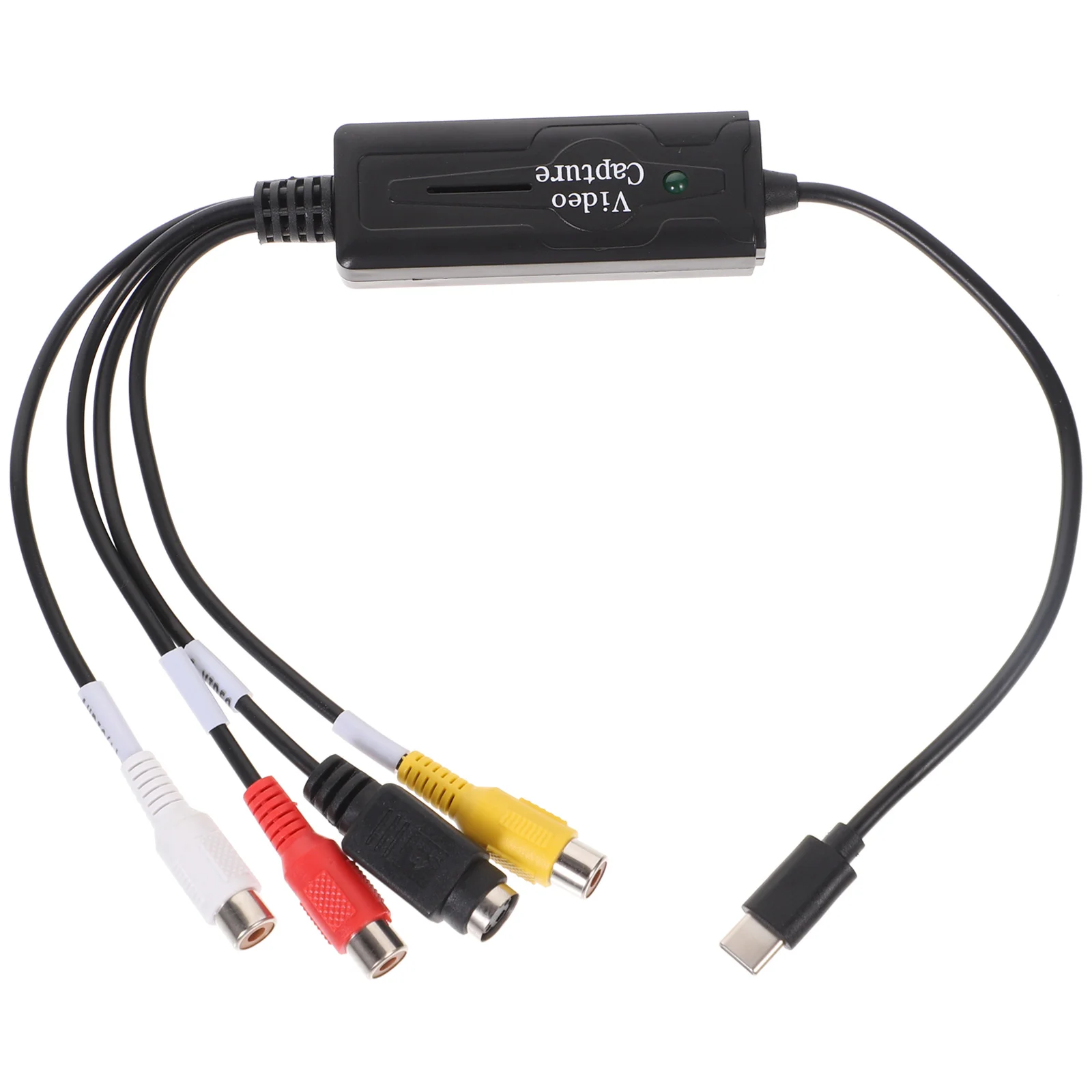 

Av Capture Card Digital Output Video Recording Accessory Vhs to Converter Rubber Portable Device