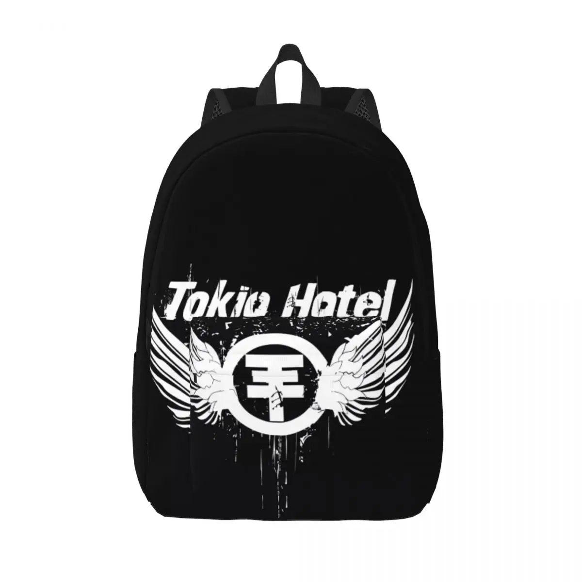 TokioHotelBackpackUnisexSingerMusicRockSoftBackpacksPolyesterPrettyHighSchoolBags