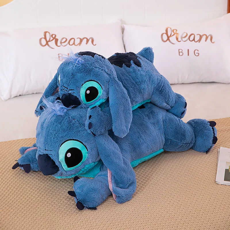 45/60/80cm Big Size Kawaii Disney Lilo And Stitch Stuffed Animals Big Plush Toy Pillow Anime Doll Cute Children Birthday Gifts 4