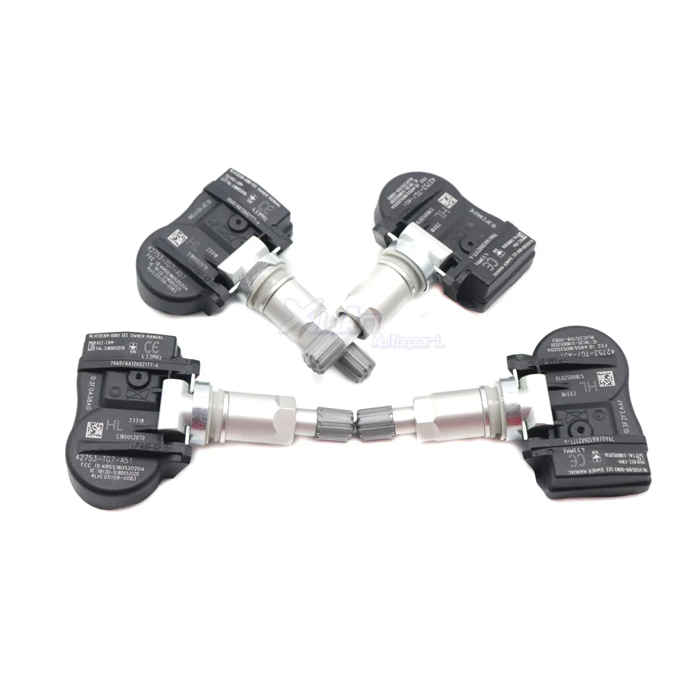 ڵ 42753-TG7-A51 TPMS Ÿ̾ з ͸  ACURA NSX Honda Pilot RIDGELINE 2015-2017 42753-T6N-A01 433Mhz