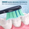 Sejoy JS10-1 Electric Sonic Toothbrush with 10 pcs Replacement Heads Rechargeable Waterproof Electronic Tooth Brushes 3