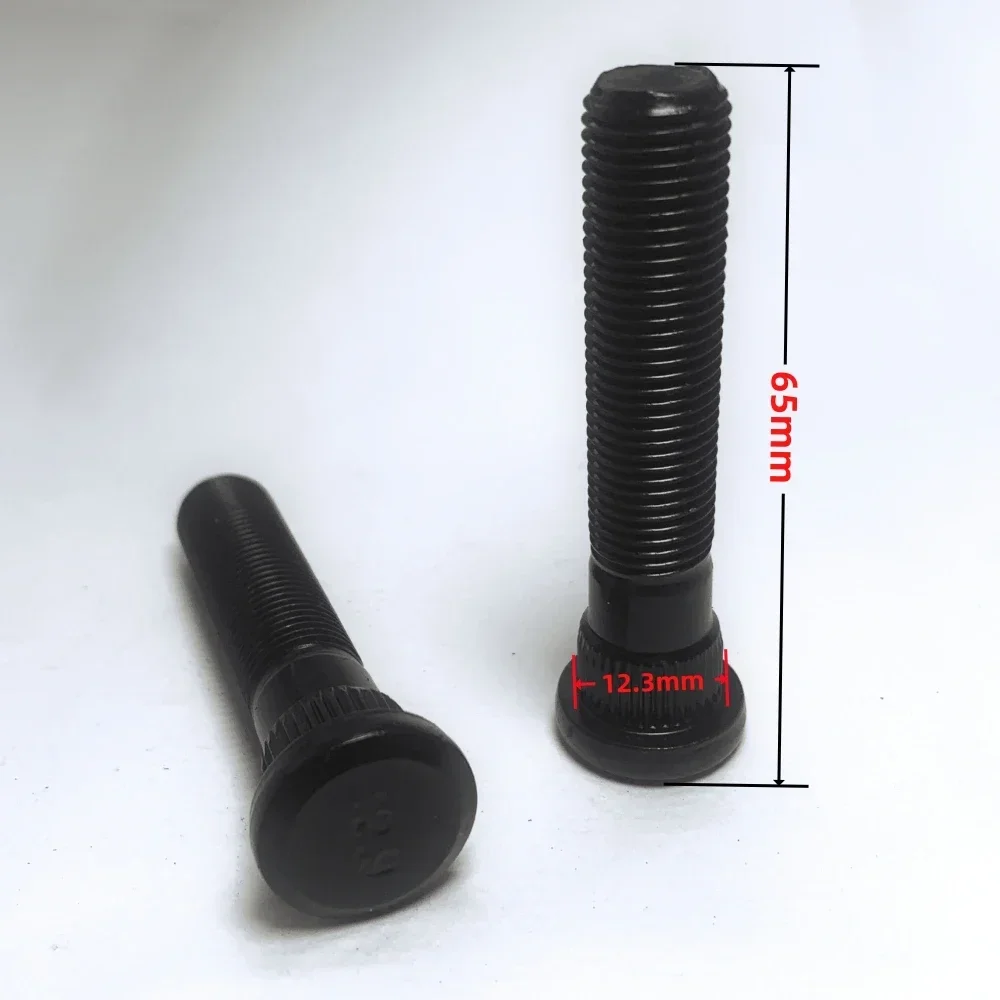 1pc Extra Long Wheel Hub Spline Bolts Screws Suit for Honda Toyota Subaru M12x1.5 Spline Diameter 12.3mm Length 55/60/65mm