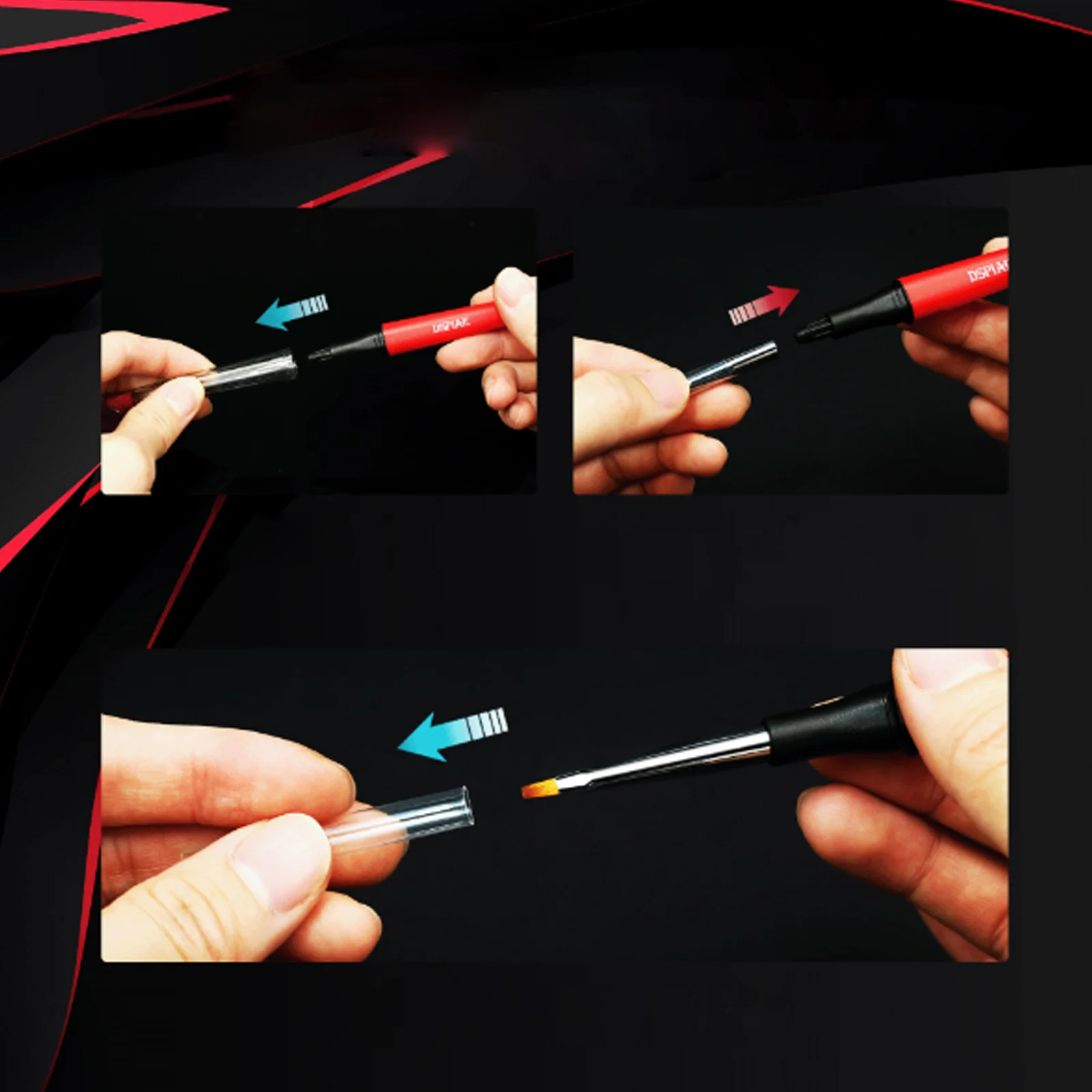 Detailing Brush For Hobby Painting Broad Panel Line Marker