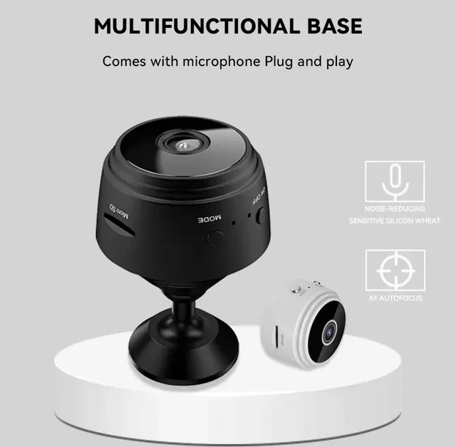 A9 Mini HD 720P Smart Home Security Camera with WiFi and Remote Monitoring Capability 1
