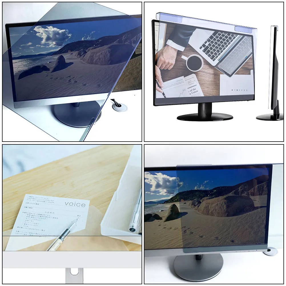 1Pcs 노트북 컴퓨터 LCD TV용 안티 블루 라이트 스크린 프로텍터 일본 Tensen 나노 광학 스태킹 기술 눈 보호 기능 채용