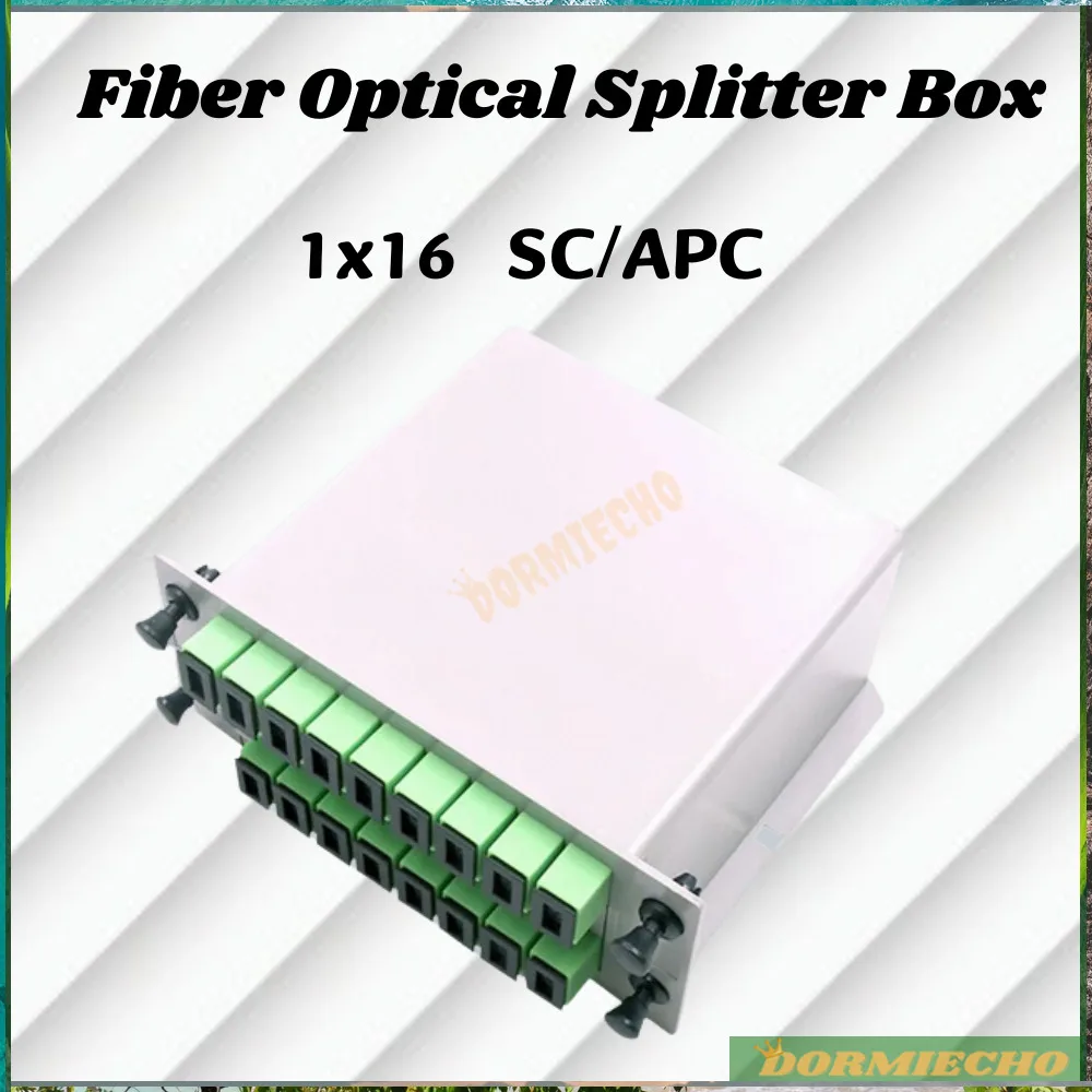 Nuovo Arrivo 1X16 Fibra Ottica Plc Splitter 1/2/5 Pz Lgx Box Cassette Card Inserendo Modulo Sc/Apc 16 Porte Spedizione Gratuita
