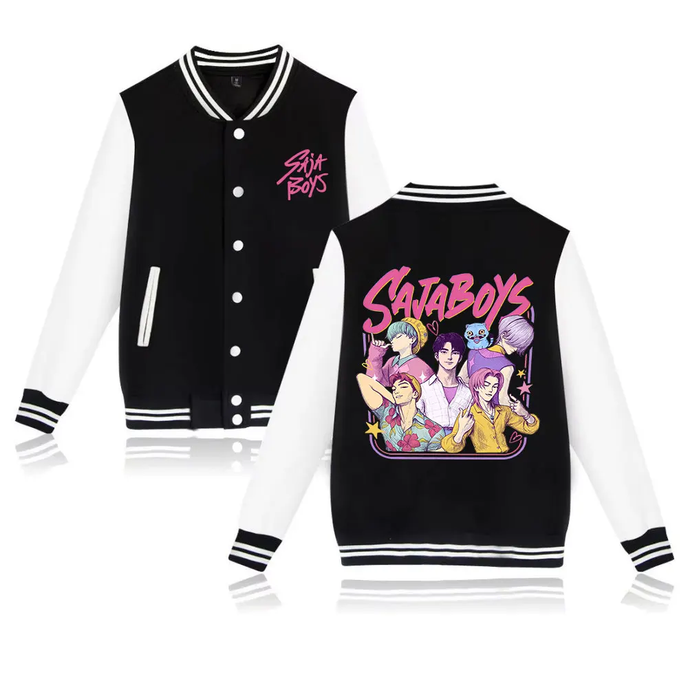 Générique Kpop Hunters Vestes Pour Enfants Blouson Baseball Varsity