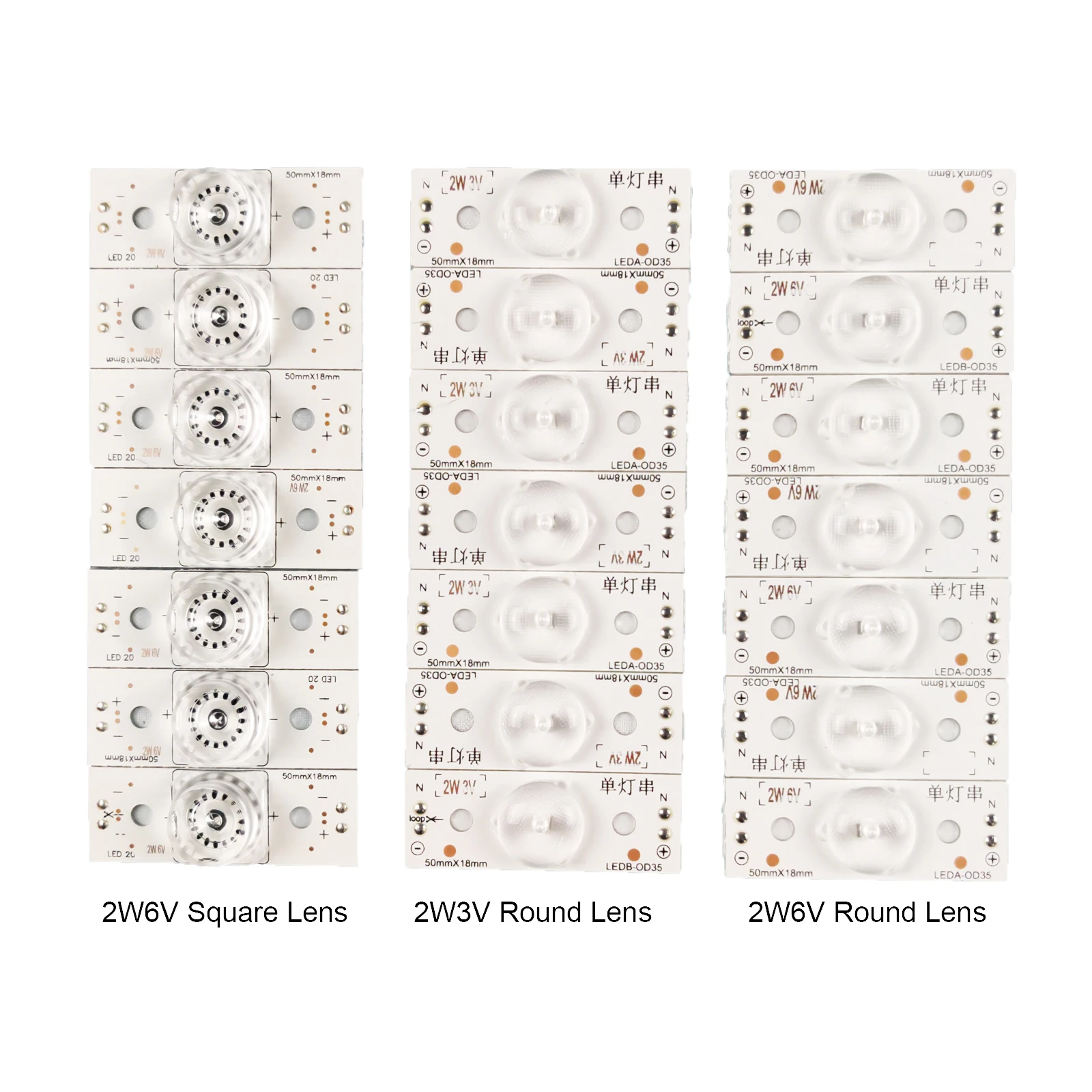 LED light 10Pack 70PCS New Universal Led Beads with Optical Lens Fliter for 20-120 inch LED TV Repair with Optical Lens Fliter 3V 6V led cabinet light led fill light led light bar tv parts