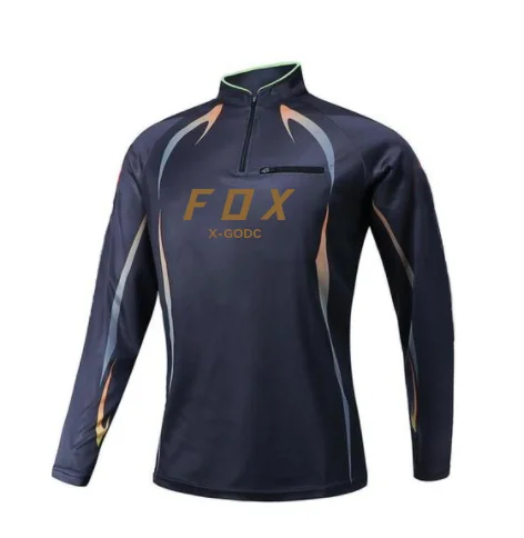 New X-GODC FOX Fishing Clothing Outdoors Sports Long Sleeve