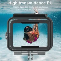 Waterproof Housing Case For Gopro 12 11 10 9 Diving Protective Cover Lens Filter Buoyancy Rod Action Camera Accessory - Image 4