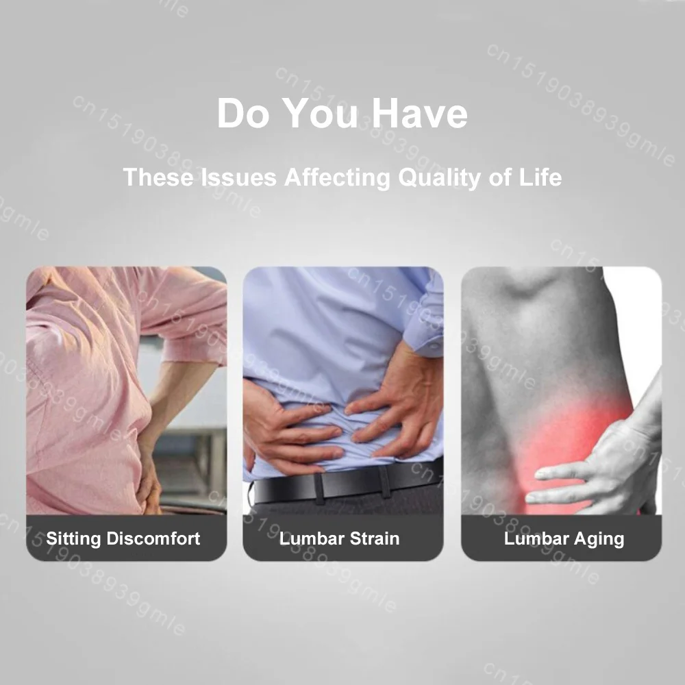 Back Waist Massager Adjustable Airbag Stretch Lumbar Support Back Stretcher Spine Pain Relief Vertebral The Lower Back Relaxer