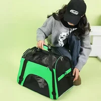 Large Size Pet Bag Cat Carrier Portable Handheld Breathable Travel Cage Dog Bag Outdoors Backpack Pet Transport Case