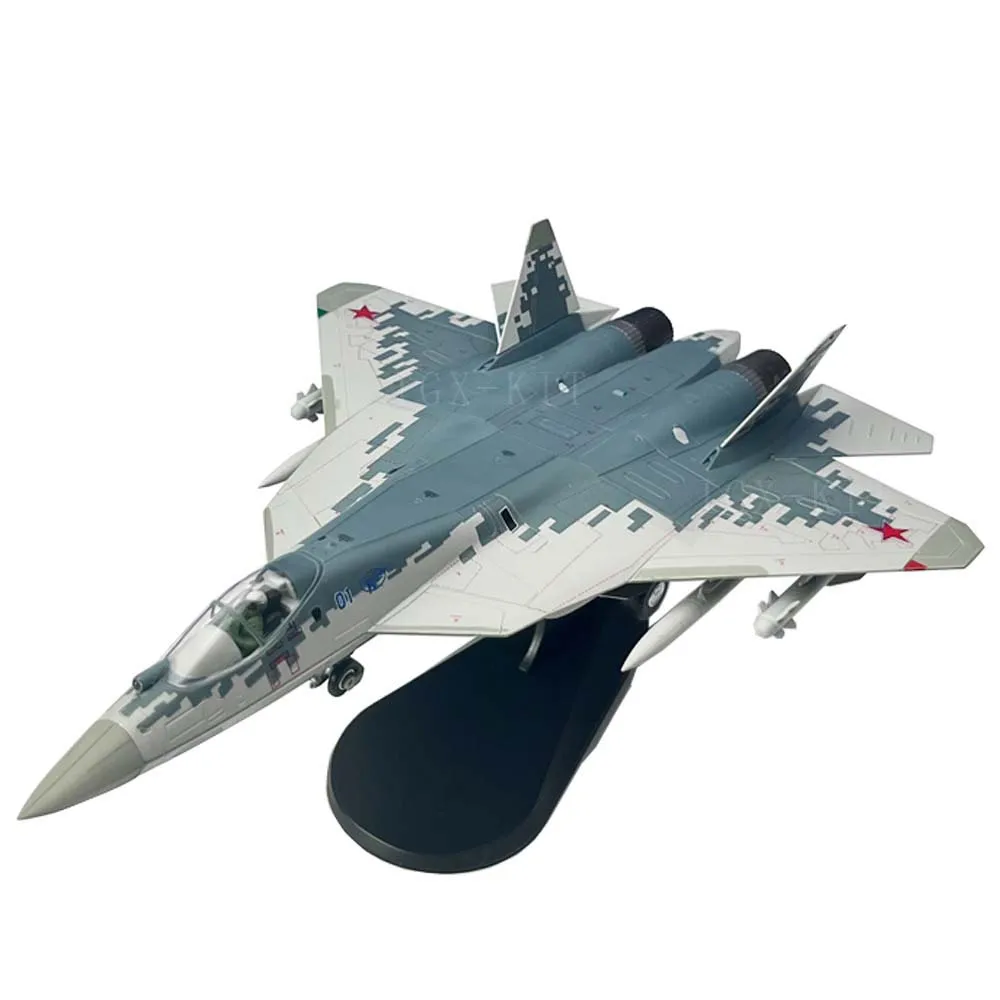 ステルス戦闘機SU-57 1/72スケール 金属製 Amazon | SEBUNAS 1/72スケール Su-57S 軍用航空機玩具 クイック