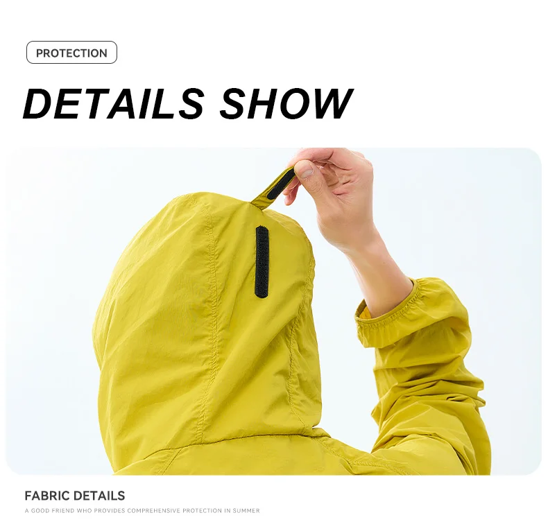 Lightweight Hooded Hiking Windbreaker Jacket for Trail Wear