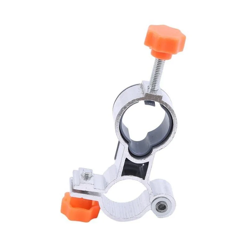 Umbrella Holder Umbrella Bracket Holder Fixed Clip Brackets Mount Accessories Outdoors Easy Install Aluminum Alloy Universal Clamp Fishing Chair Umbrella Stand