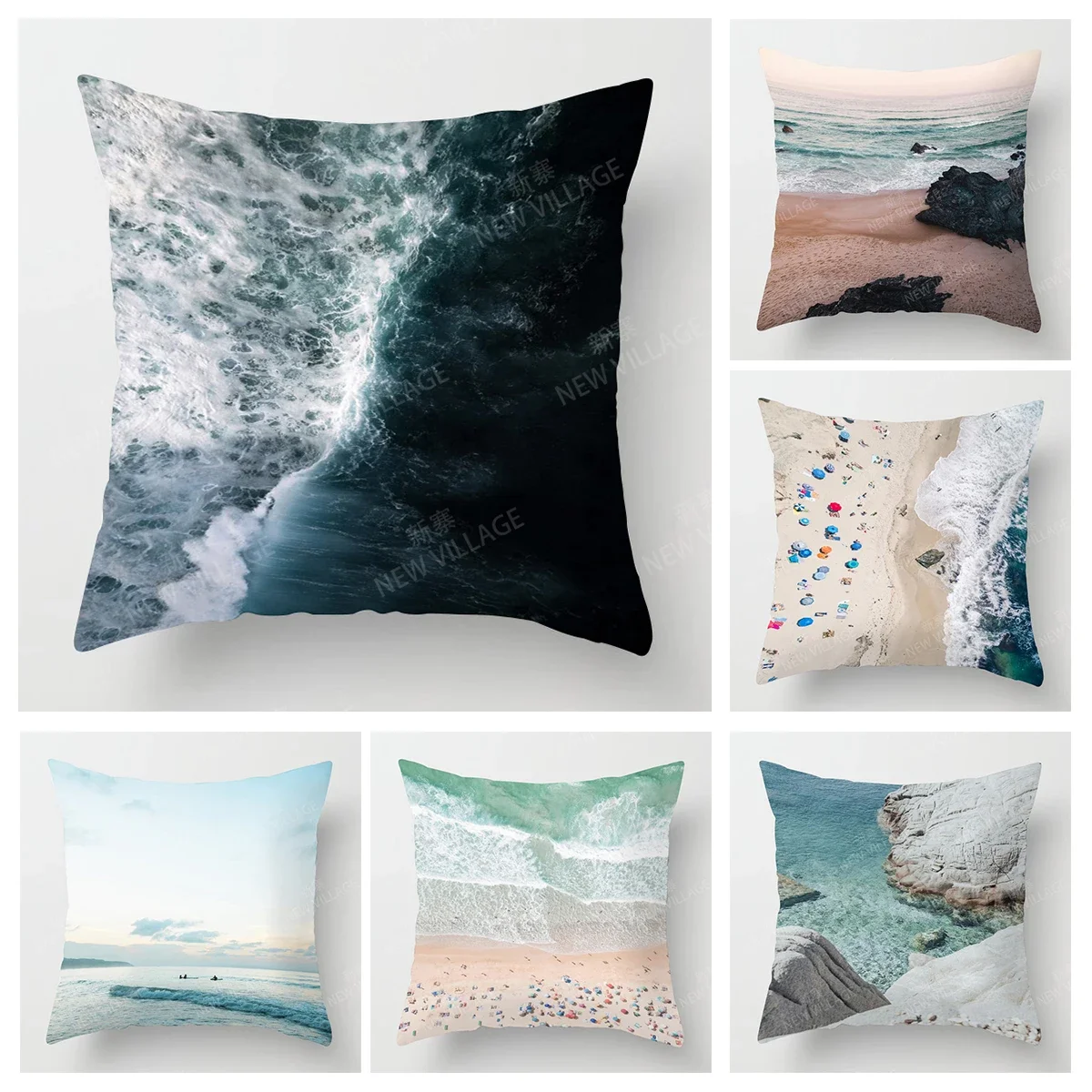 

Современная декоративная подушка для дома, декор для гостиной, наволочка 45*45 40x40 см 60x60 см 45x45 см 50x50 см, пляжный диван