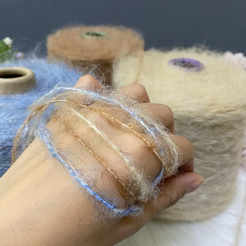 Soft Medium Woolen Camere Yarn for Hand Knitting Scarf Sweater Hat Hook Needle Barley Harvest DIY Crt Chinese Origin