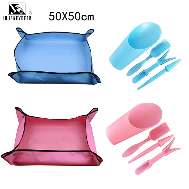 50 Cm -Es Ültetési Szőnyeg Újrafelhasználható Párna Növényi Ismétlődő Szőnyeg, Kerti Készletek Virágcserép -Transzplantáló Szőnyegek Hordozható Kertészeti Pad