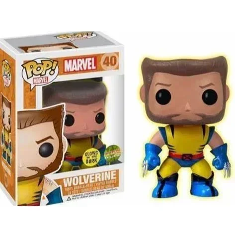 2025 Figura de vinilo Funko POP Wolverine n.° 05, Logan n.° 28, Wolverine n.° 40 que brilla en la oscuridad, juguetes para regalos y decoraciones