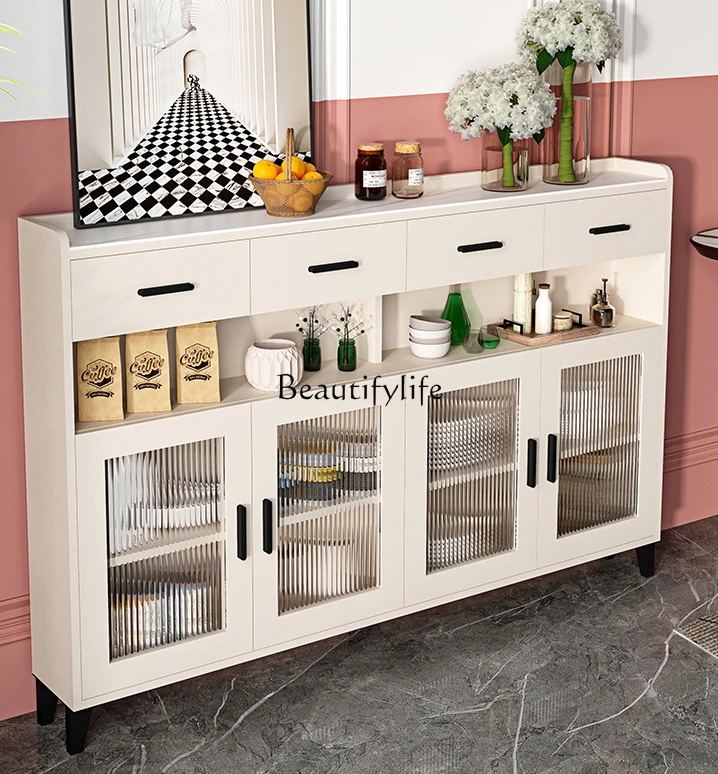 

Stone Plate Sideboard Ultra-Thin Kitchen Corridor Tea Cupboard
