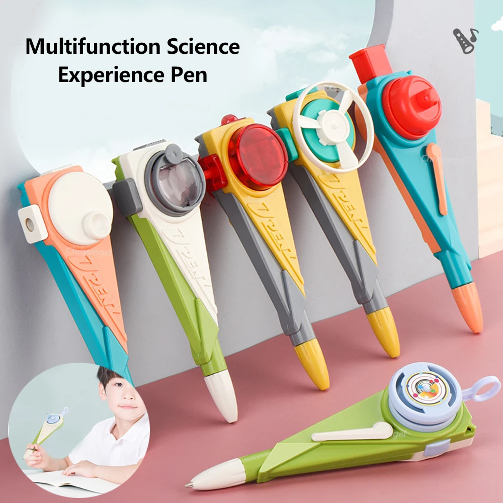 

STEAM Toys Multifunction Pen Students Science Experiment Technology Educational Toy Stationery Physics Gifts for Kids Girl Boy