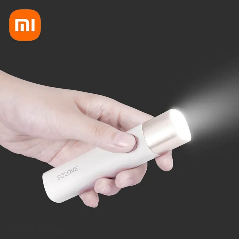 

Светодиодный фонарик Xiaomi SOLOVE с аварийной энергией, 3000 мАч, мобильный Мощный многофункциональный фонарик с сильным светом, аварийный внешний аккумулятор