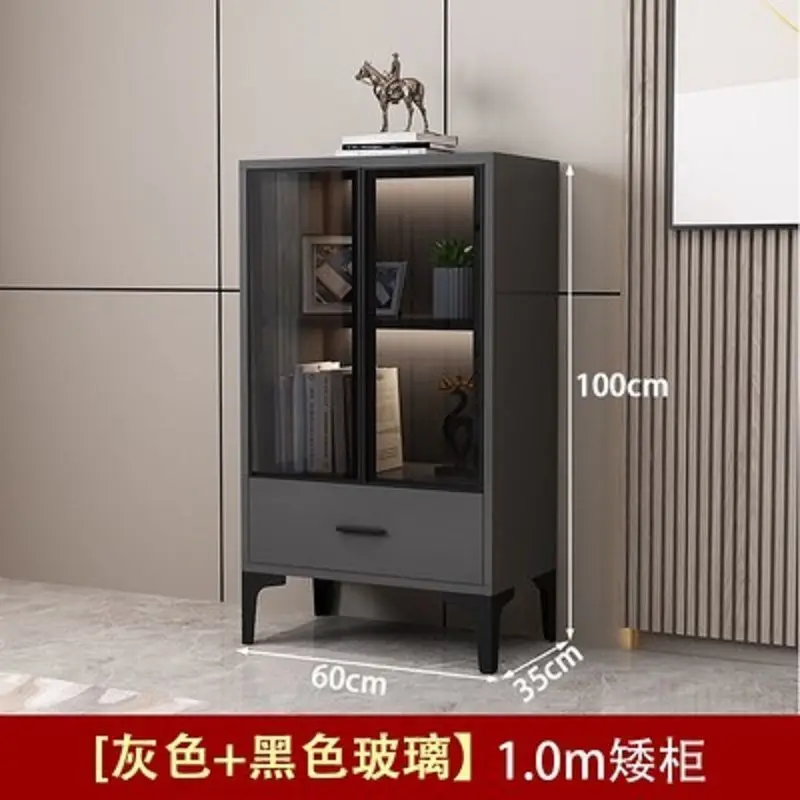 

Modern simple wall porch cabinet Northern Europe light luxury living room cabinet multifunctional storage cabinet