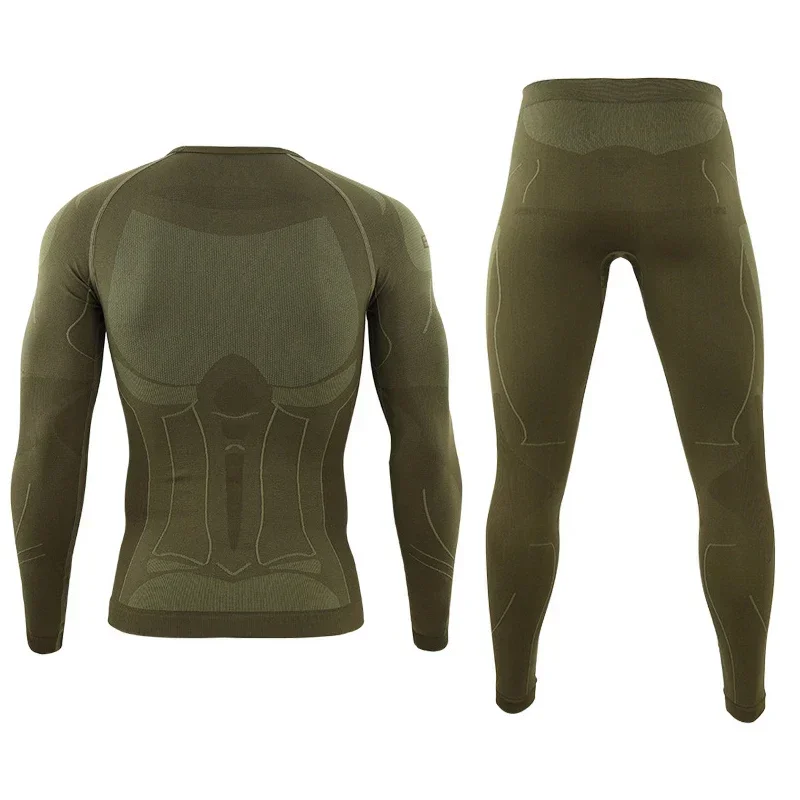 Warm Autumn Winter Long Sleeve Outdoor Thermal Underwear Set