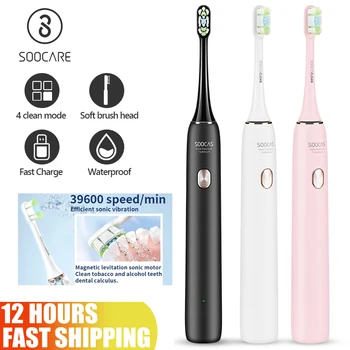 SOOCAS X3U 초음파 전동 칫솔, IPX7 방수, 성인용 스마트 음파 칫솔, 업그레이드된 USB 고속 충전