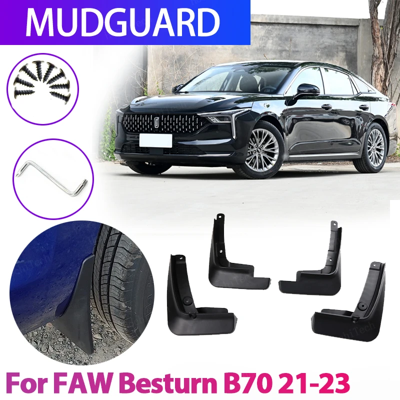 

Брызговики от грязи, брызговики, брызговики, передние и задние детали для FAW Besturn B70 2021 2022 2023, брызговики, брызговики
