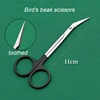 Bird's beak nose septum scissors oblique mouth 45° nose device frog mouth scissors 1pcs 1