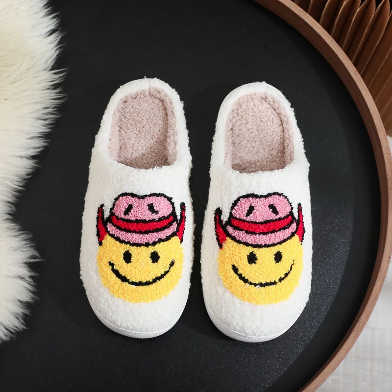 

Men's Women's Home Slippers 2024 New Fashion Couple Cartoon Indoor Warmth Cotton Shoes Soft Comfortable Flat Bottom Casual Shoes