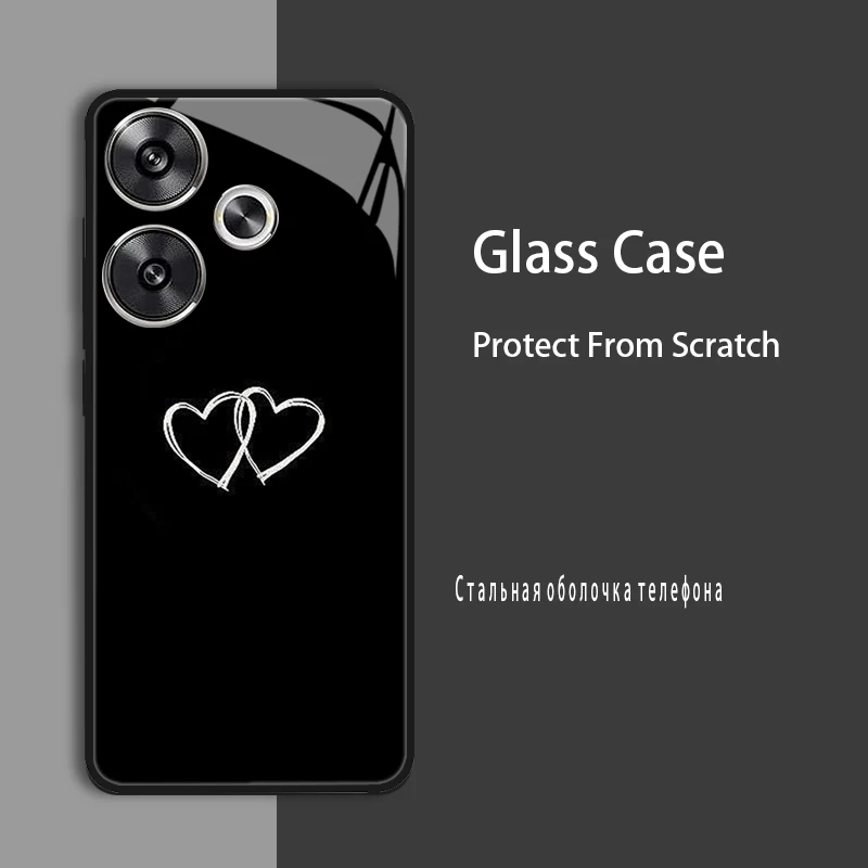Enhanced Shockproof Tempered Glass Case Cover with Bumper Protection