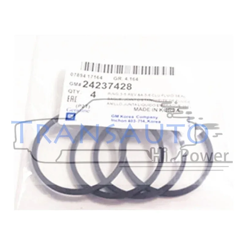 

6T30E 6T40E масляное кольцо коробки передач 24237428 для Buick Opel Chevolet Saab автомобильные аксессуары Запчасти коробки передач 6T30 6T40