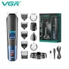 VGR 5 in 1 Mens Grooming Kit Professional Electric Shaver Beard and Nose Hair Trimmer Barber Hair Clipper Set V-108 4