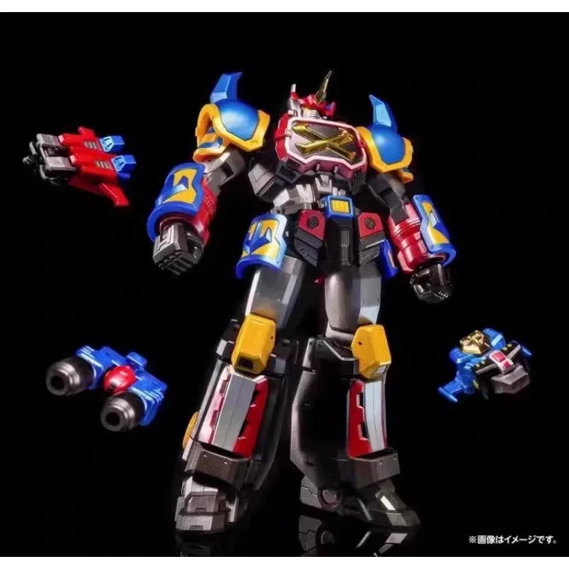 【재고 있음】 변신 장난감 오리지널 제품 WAVE Jinx Research KM-161KM161 GoShogun 18cm 높이 합금 완성형 모델 피규어