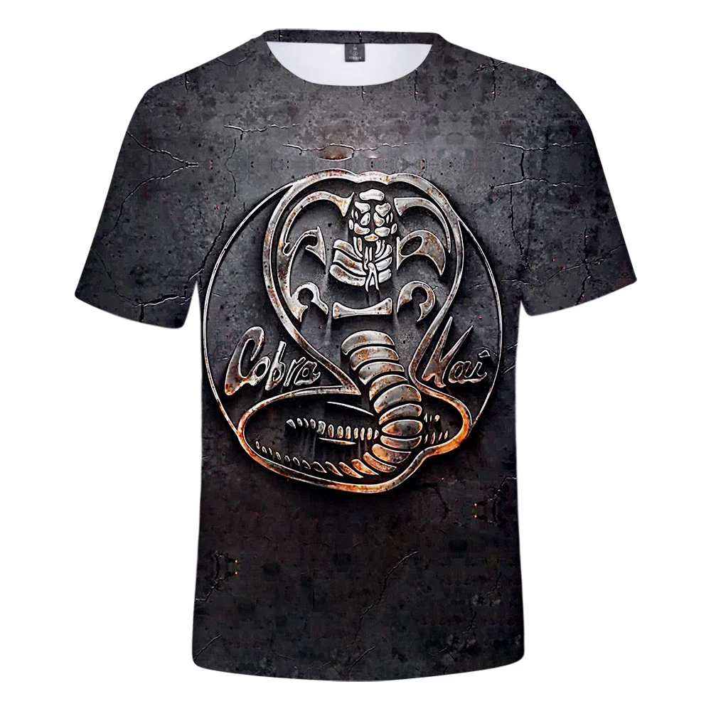 

2023 New TV Series Cobra Kai 3D Print T-Shirt Men/Women Style Fashion Casual Popular Short Sleeve Streetwear Oversized Tops