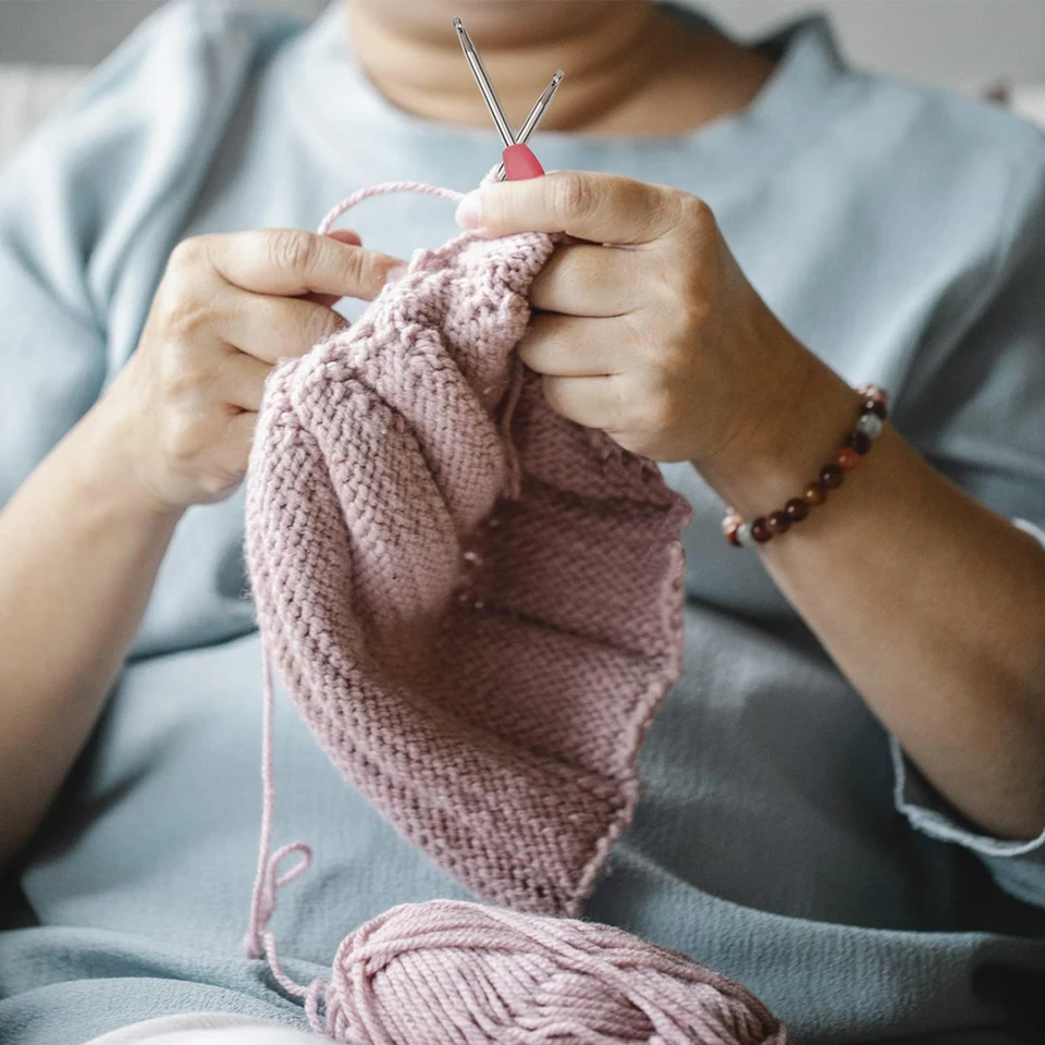 Set 4 Uncinetti Ergonomici Con Manico In Silicone - Per Principianti E Esperte - Foto 3