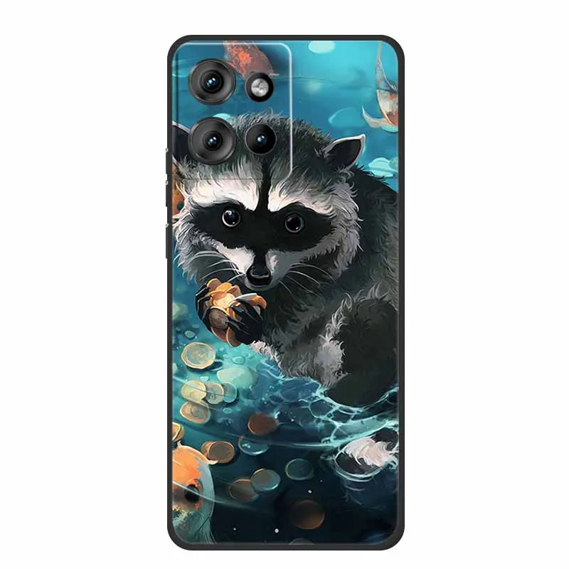 Sleek Black Shockproof TPU Silicone Phone Case - Soft Protective Back Cover 6.7 Coque