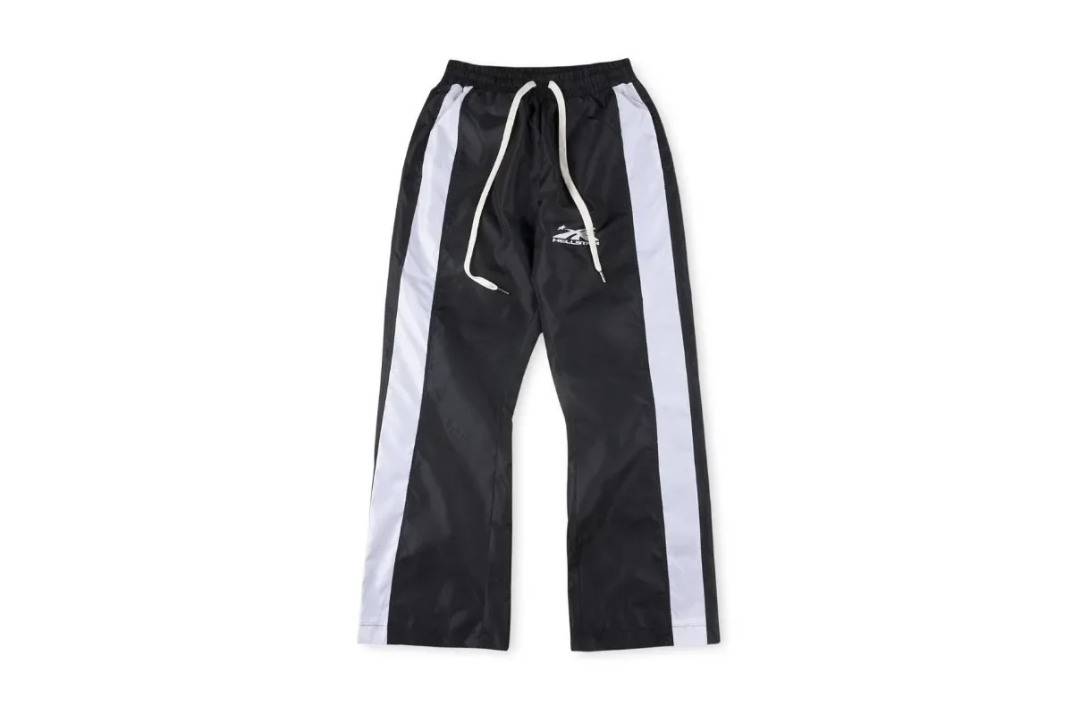

New High Street HELLSTAR STUDIOS Vintage Side Stripes Sweatpants Men Women Jogger Drawstring Pants harajuku