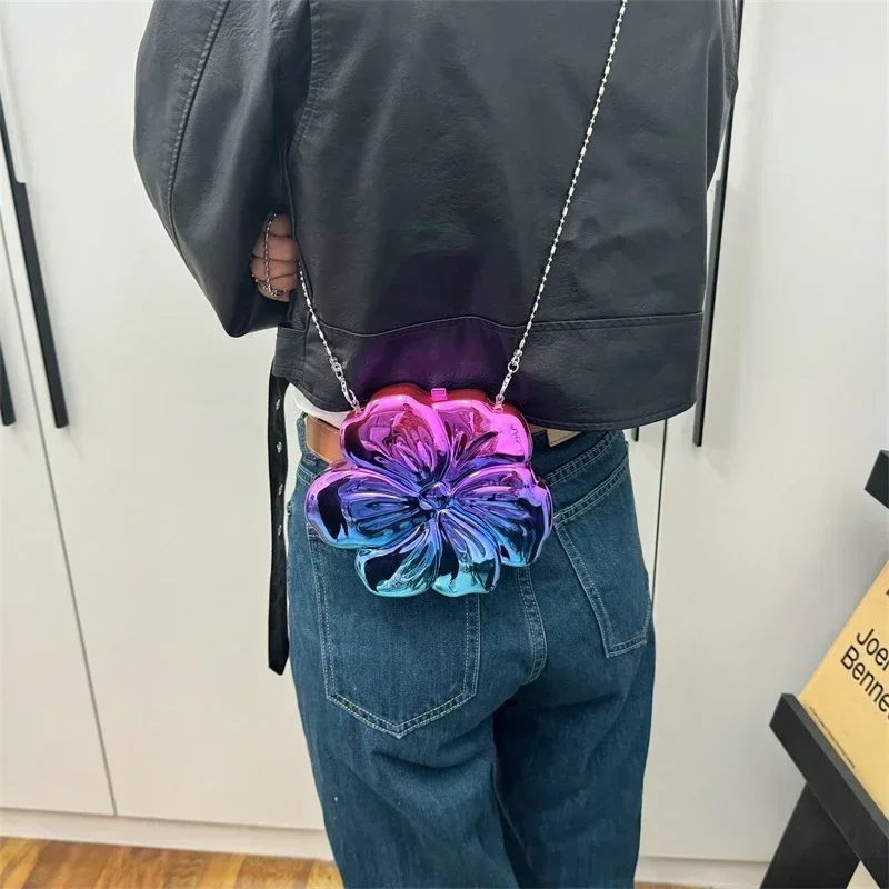 Geometric Fashion Shoulder Bags Interior Compartment Magnetic Buckle for Women Acrylic Women's Handbags