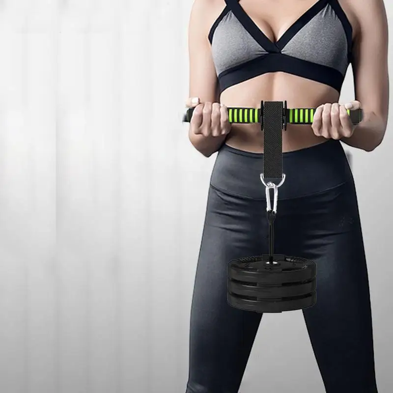 Forearm Strength Trainer Arm Workout Wrist Training Roller Muscle Exercises Bar Waist Roller Equipment Gym Fitness Accessories arm strength trainer