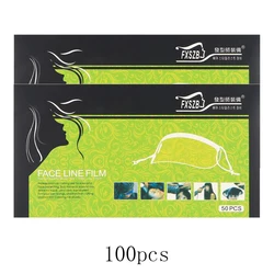 50 - Pack Disposable Face Shields for Hairdressing and Beauty Supplies (100pcs)