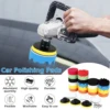 29 Pcs Car Polishing Pad Kit Fine Polishing Car Cleaning Reusable 3 Inch Washable Sponge Polishing Pad for Polishing and Waxing 3