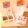 Cartoon Desk Organizer Box Button Cosmetics Storage Box With Lid Mini Jewelry Organizer Cosmetics 5