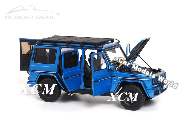 Diecast Car Model for Almost Real G-Class (W463) 1:18 (Metallic Blue) +  SMALL GIFT!!!!!