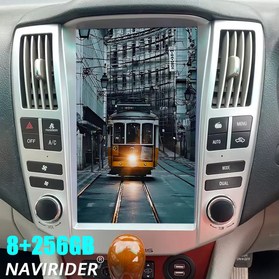 Radio para Auto Android 15 de 12.1 Pulgadas para Lexus RX RX300 RX330 RX350 RX400 Toyota Harrier, Reproductor Multimedia, GPS, Navegador, Unidad Principal 1