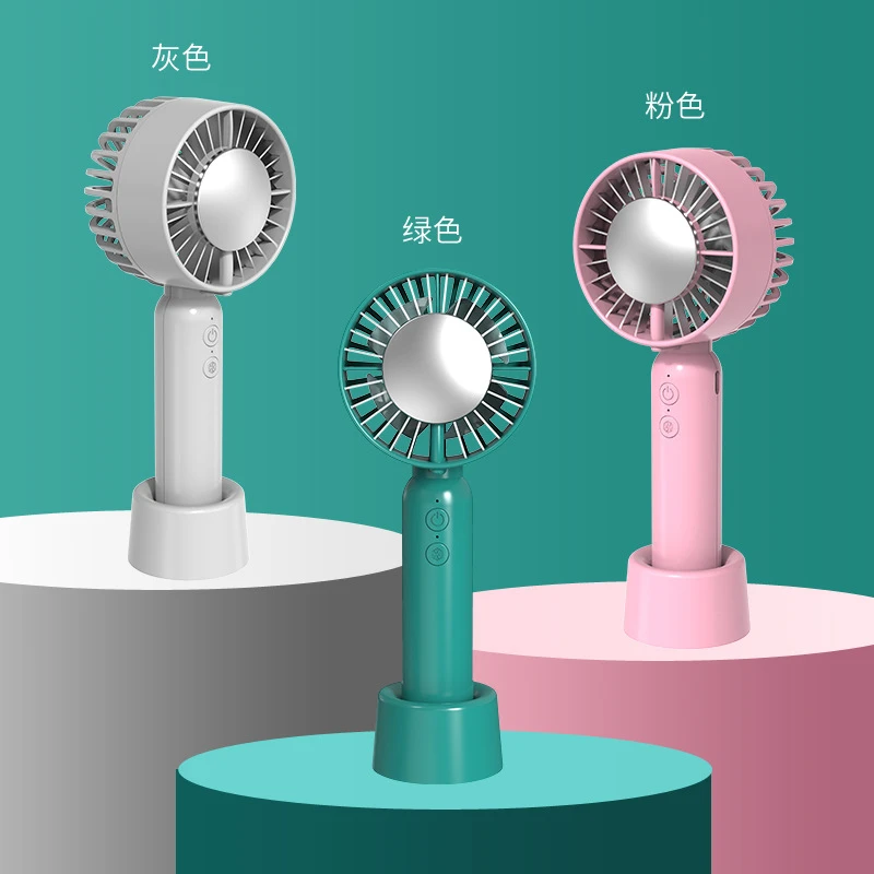 

Mini USB Rechargeable Fan Handheld Semiconductor Cooling Fan Mini Pocket Desktop Fan for Girls, Kids hand fan